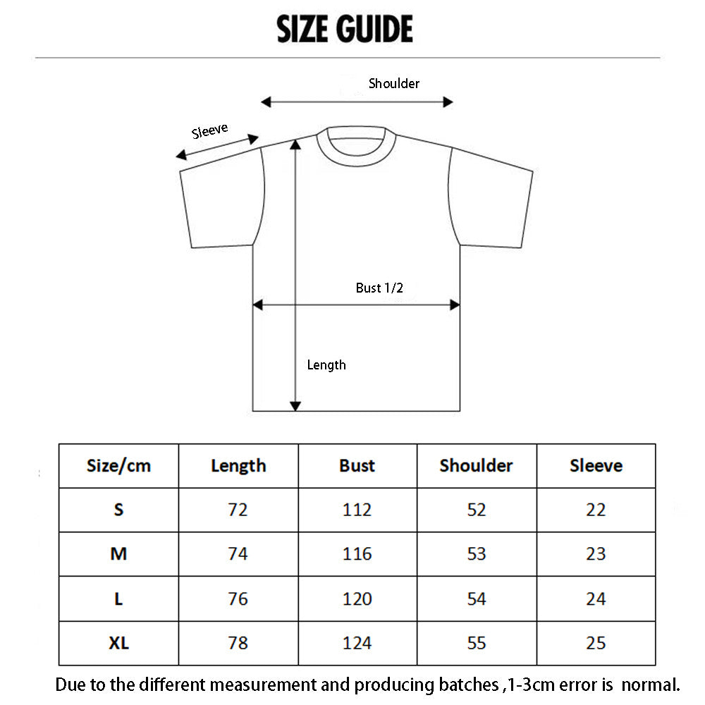 2024Summer New European and American Trendy Brand Couples' Outfits Plus Size Loose Pullover Short Sleeve T T-shirt for Teenagers tee
