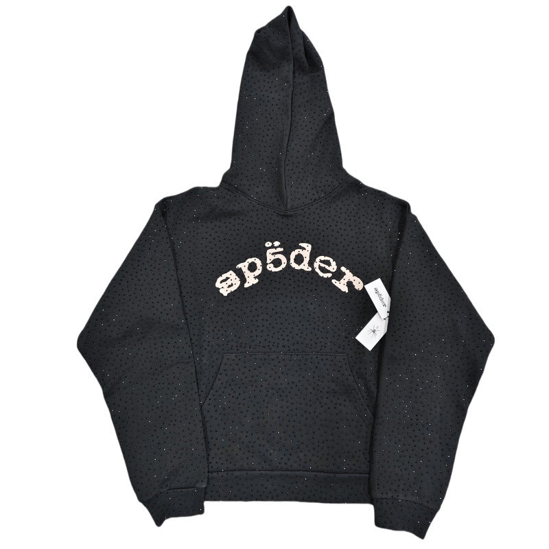 Hot Sale Heavy Full Rhinestone Sweater Sp55-der Hoodie High Street Fashion Brand Hoodie