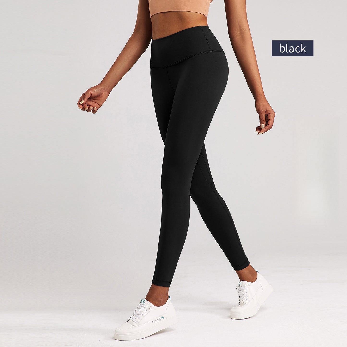 Lulu Yoga Pants Women's High Elastic Nude Feel Brushed Sports Running Fitness Pants High Waist Hip Lift Skinny Pants Slim Fit