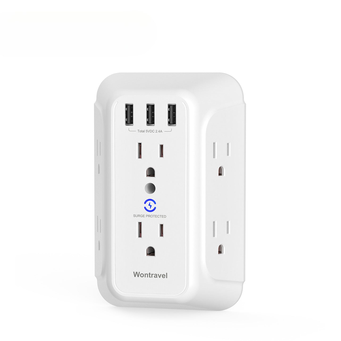 US Standard Extension Socket One to Six USB Multi-Function Wall Socket American Standard Wireless Plug Adapter