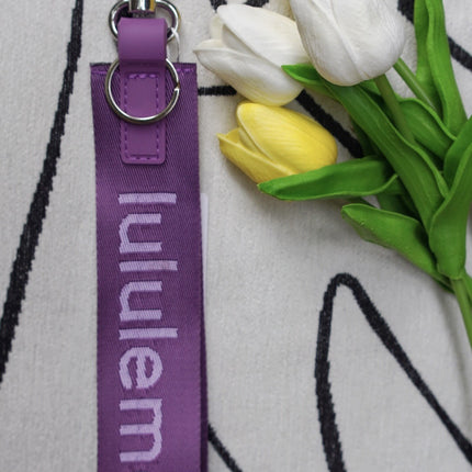 Lulu Same Style Mobile Phone Key High Quality Jacquard Pendant All Kinds of Bag Clothing Personality Trendy Decorations