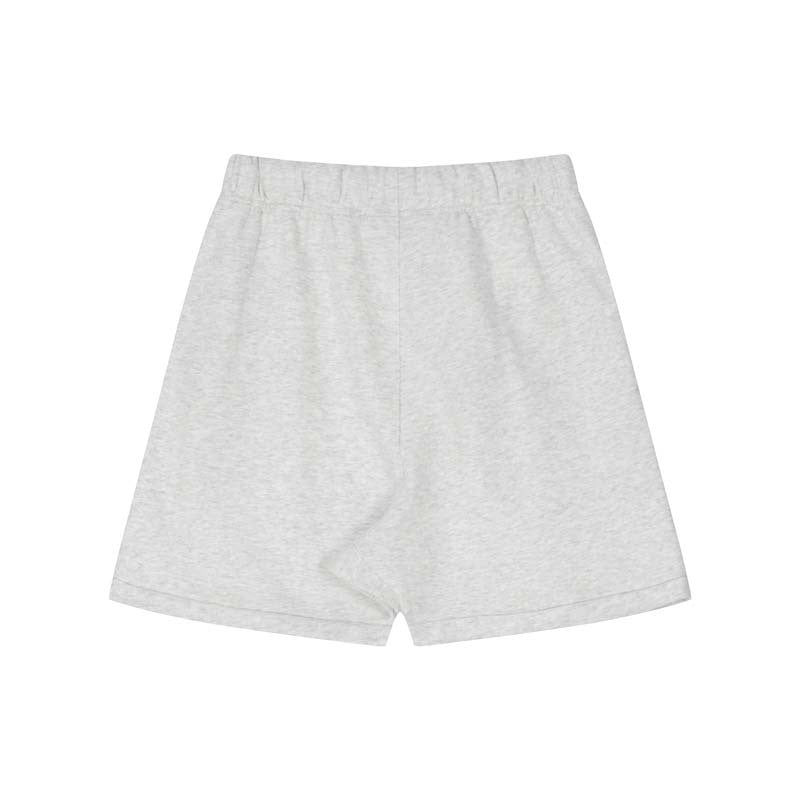 FAg Double Line Small Icon Letter Flocking Drawstring High Street Shorts Casual Pants Men