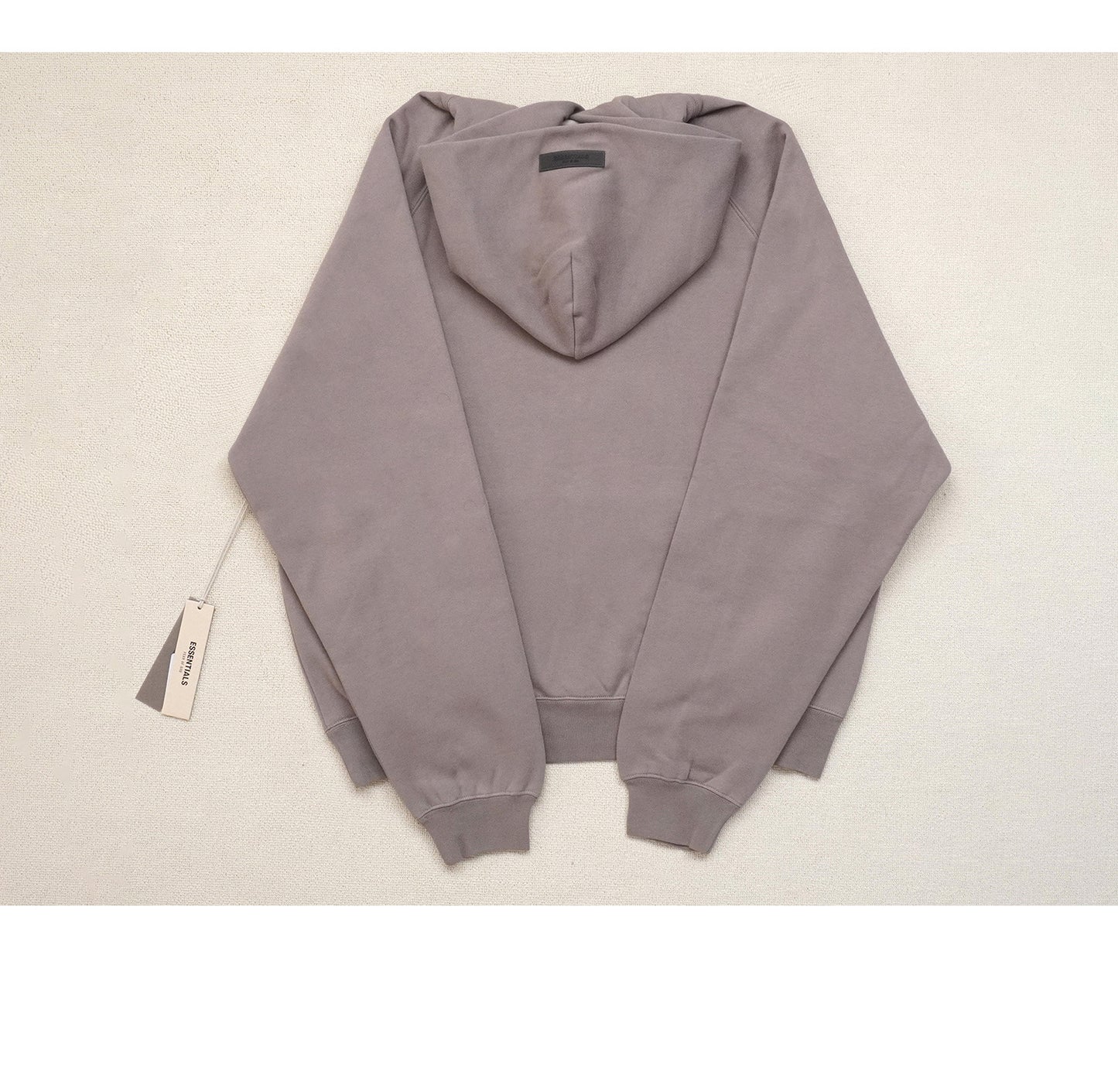 ESSENTIALS HOODIE FOG Season 8 Flocked Small Label Versatile Hooded Sweatshirt Fleece Lined