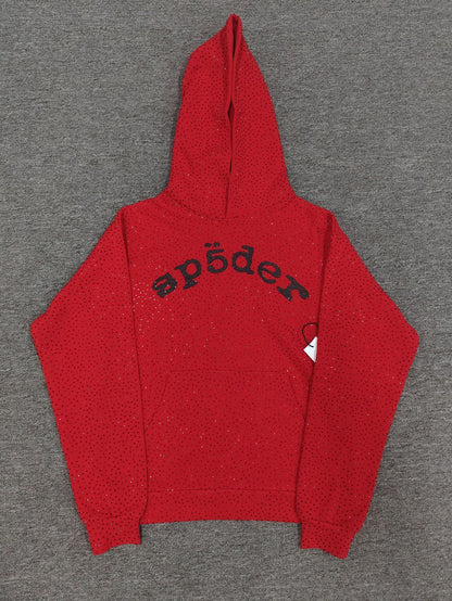 Hot Sale Heavy Full Rhinestone Sweater Sp55-der Hoodie High Street Fashion Brand Hoodie
