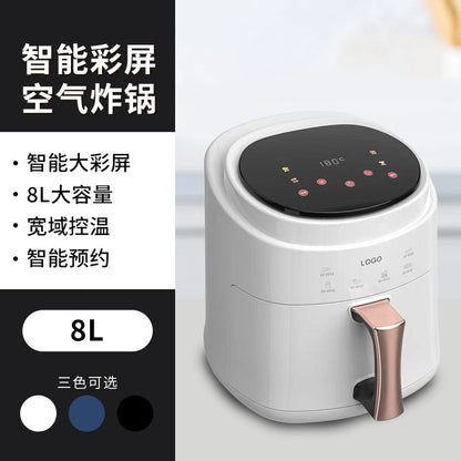 Air Fryer New Air Fryer Home Large Capacity Chips Machine Multi-Functional Deep Frying Pan