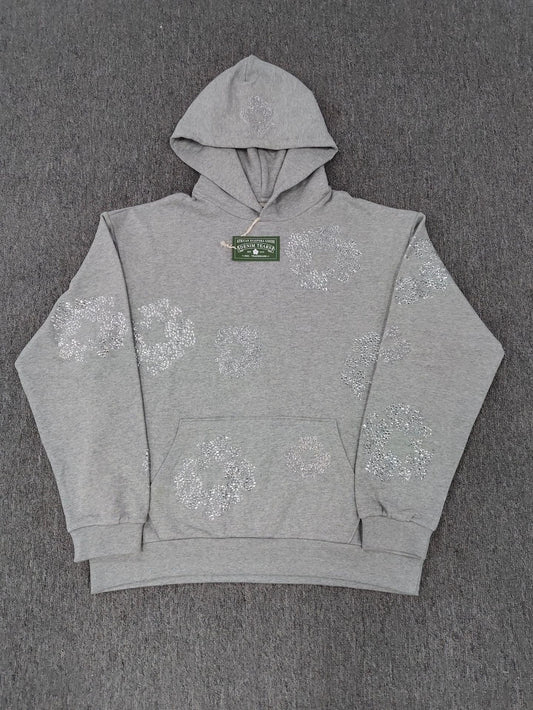 GMabcd Denim Tears Sweatshirt Main Line Kapok Rhinestone Casual Long Pants Hoodie Jacket Men【high quality】