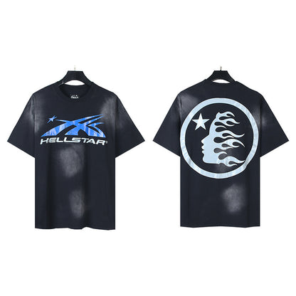 [1]TTY Summer Couples Wear plus Size Loose Pullover Short Sleeve T-shirt Youth Tee