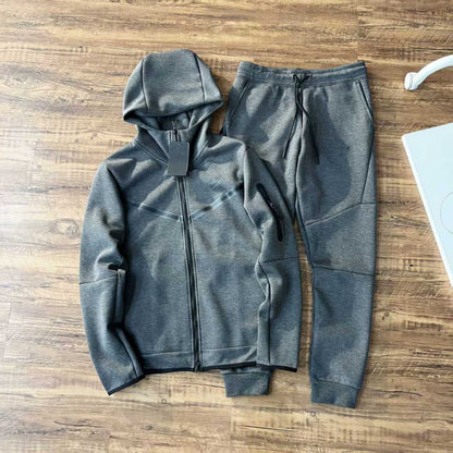 GMabcd 2025 Casual Sports Hooded Men's Side Zipper Suit Jacket Versatile Slim Fit Casual