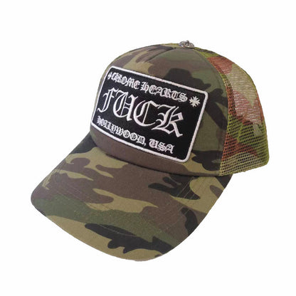 CH Cro Hat Embroidery Fashion Hip-Hop Sunshade Mesh Hat Women Flat Sun Baseball Cap FK Letter Outing