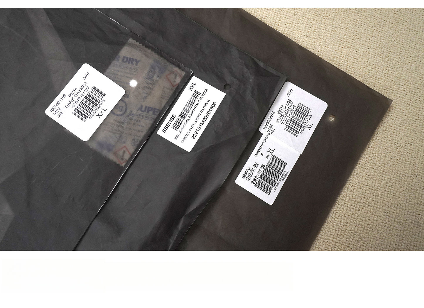 FFOG Double Line ESSEN-TIALS Season 8 Double Line High Street Trendy Brand Hoodie with Back Print[High quality]