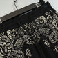 Hooded Sweatshirt Cashew Hoodie Floral Loose Pants Unisex Retro Sports Set Casual Pants Trend