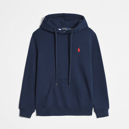 GMabcd Spring and Autumn Thin Pony Hooded Sweatshirt RL Cardigan Zipper Embroidery Loose Plus Size Paul POLO Jacket