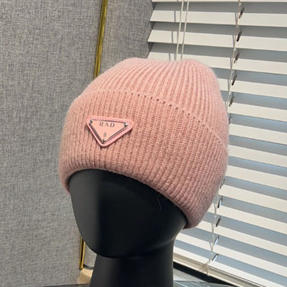Winter Warm Knitted Hat Fashionable Export Style Pullover Windproof Thick Knitted Hat
