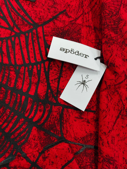 GMabcd Hoodie Casual Loose Red Branch Camouflage Spider Web Sp5der Sweatshirt Men's Export