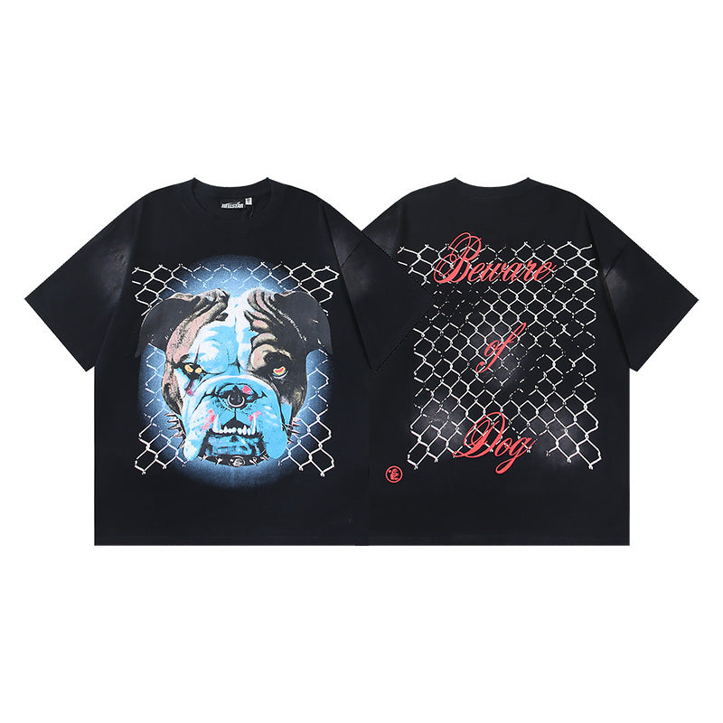 [1]TTY Summer Couples Wear plus Size Loose Pullover Short Sleeve T-shirt Youth Tee
