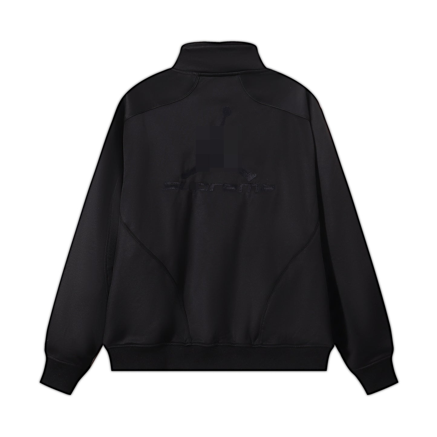 Gmabcd-sup Hoodie Collaboration Joe Loose Fit Autumn Winter Fleece Zipper Jacket Street Fashion Patchwork Hooded Sweatshirt