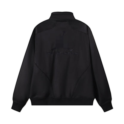 Gmabcd-sup Hoodie Collaboration Joe Loose Fit Autumn Winter Fleece Zipper Jacket Street Fashion Patchwork Hooded Sweatshirt