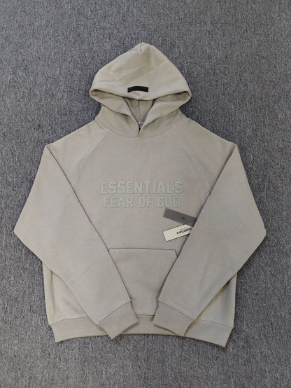 GMabcdFOG Double Line ESSENTIALS Chest Silicone Double Row Letter Hoodie Essentials Sweatshirt