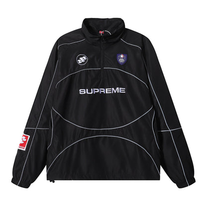 Supreme Ducati Collaboration Racing Style Windbreaker Jacket for Men