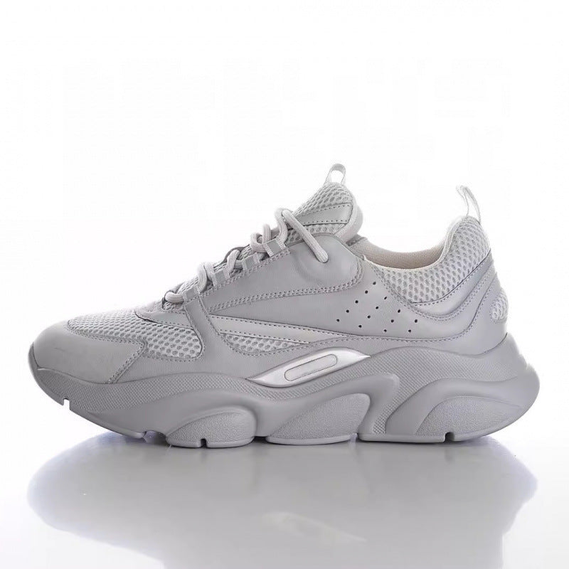 B22 Thick-Soled Height-Increasing Retro Dad Shoes for Men and Women, Mesh Breathable Sports Casual Shoes