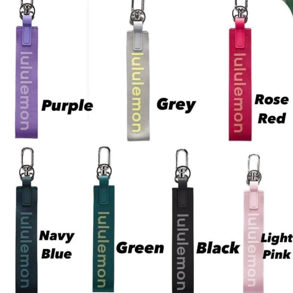 Lulu Same Style Mobile Phone Key High Quality Jacquard Pendant All Kinds of Bag Clothing Personality Trendy Decorations