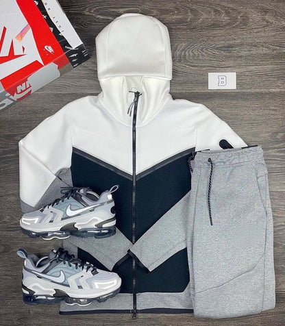 Spring and Autumn Hooded Suits Men's and Women's NK Sports Leisure Suit Sports Fashionable Jacket Trousers Fashion Brand Clothes
