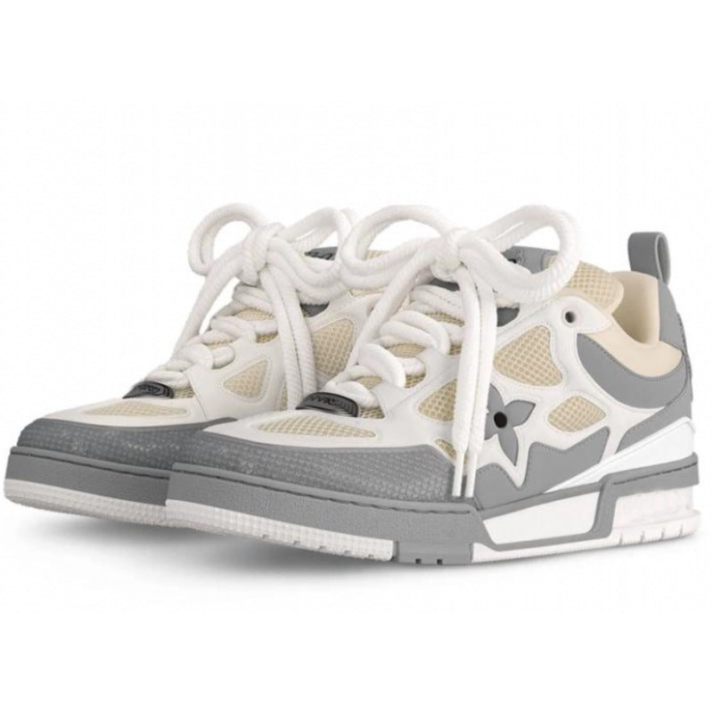 Men's Sneakers Men's and Women's Loafers Height-Increasing Thick-Soled Dad Shoes Fashionable Versatile Couple's Sneakers（2）