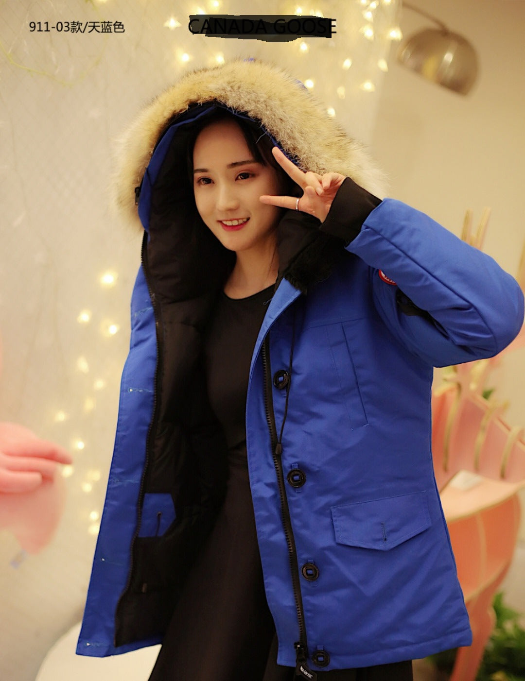 Hot-Selling Big Goose Duck Down 03 Style Flight Jacket White Duck Down Parka Coat Putian High Version 2026 Autumn Winter