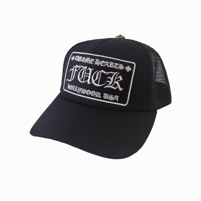 CH Cro Hat Embroidery Fashion Hip-Hop Sunshade Mesh Hat Women Flat Sun Baseball Cap FK Letter Outing