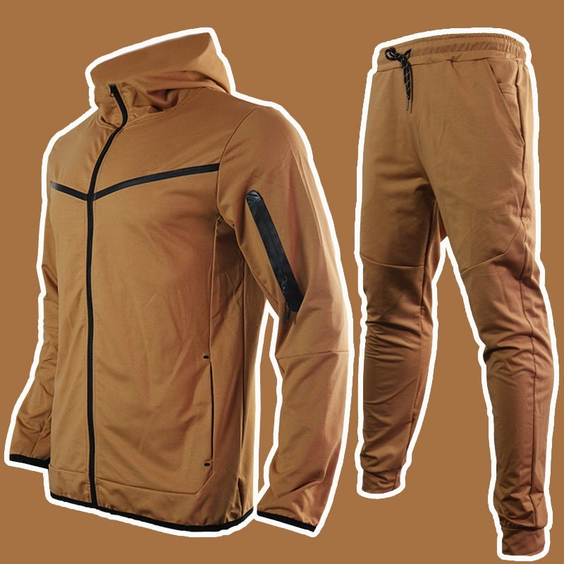 Spring and Autumn Hooded Suits Men's and Women's NK Sports Leisure Suit Sports Fashionable Jacket Trousers Fashion Brand Clothes