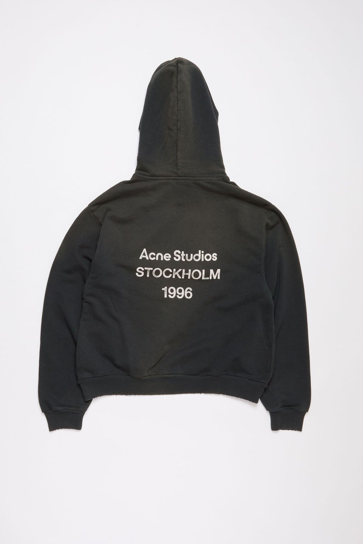 1996 Embroidered Logo Letter Zip-Up Loose-Fit Unisex Hooded Sweatshirt (Part 2)
