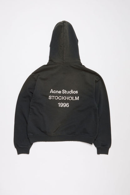 1996 Embroidered Logo Letter Zip-Up Loose-Fit Unisex Hooded Sweatshirt (Part 2)