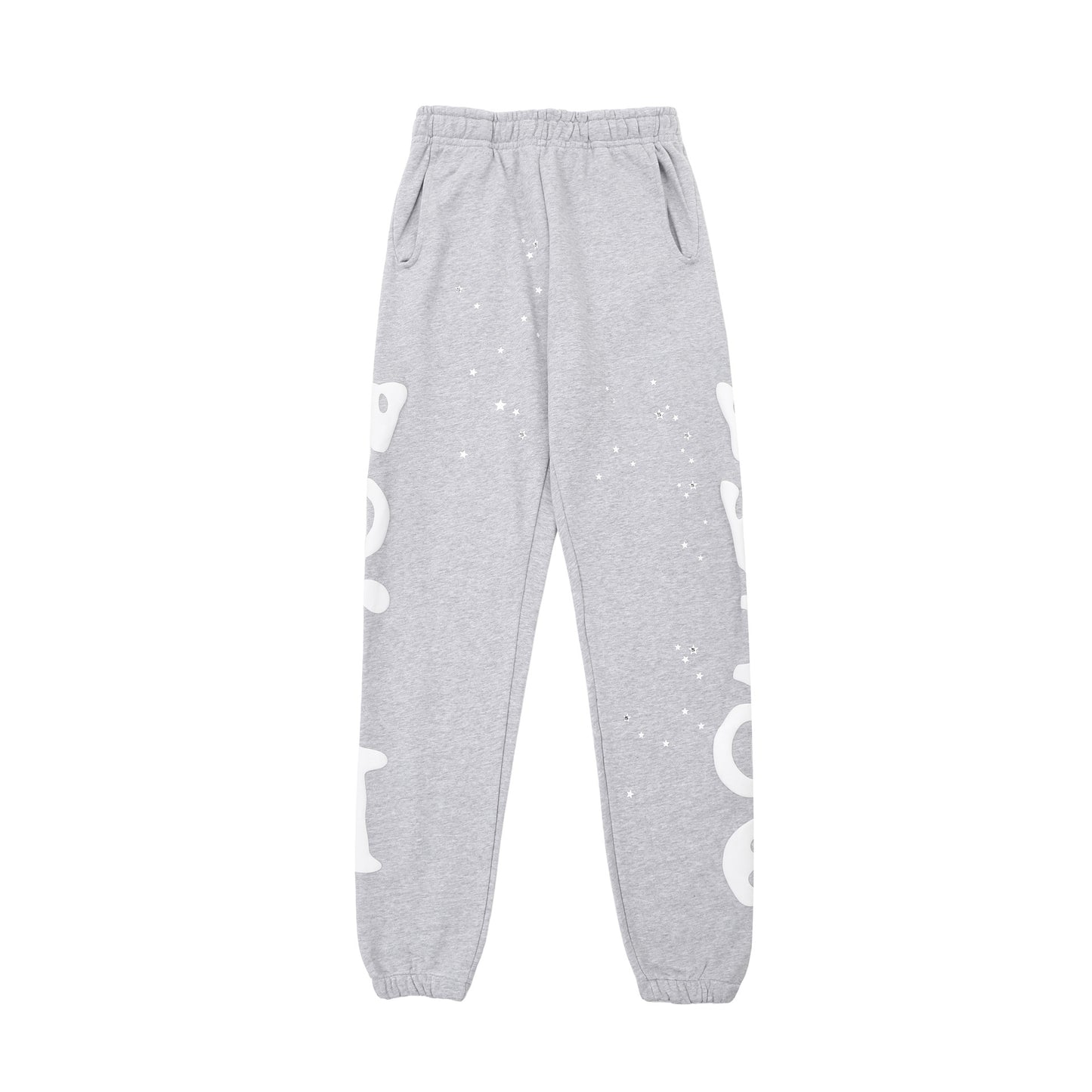 Sp55der High Quality Spider Web Foam Letter Loose Men's and Women's Suits Pants