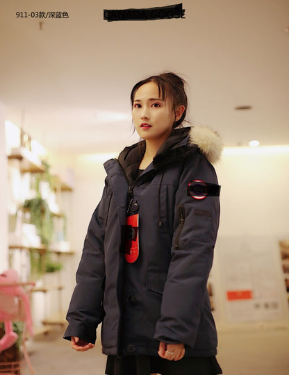 Hot-Selling Big Goose Duck Down 03 Style Flight Jacket White Duck Down Parka Coat Putian High Version 2026 Autumn Winter