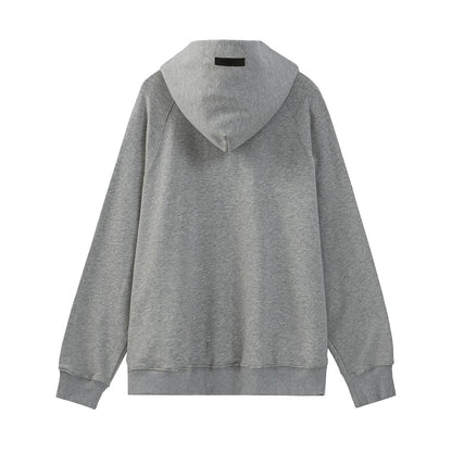 2025 New FOG 1977 Flocked Print Digital High Street European and American Style Sweatshirt Loose Casual Pants Unisex Set