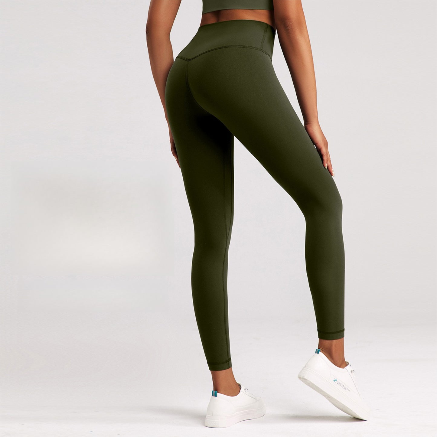 Lulu Yoga Pants Women's High Elastic Nude Feel Brushed Sports Running Fitness Pants High Waist Hip Lift Skinny Pants Slim Fit