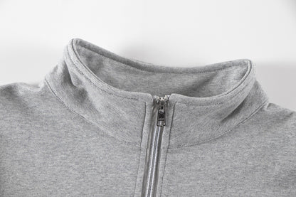 A-L-O Heavyweight Sweatshirt Loose Terry Warm Hoodie Zipper Casual Hooded Jacket