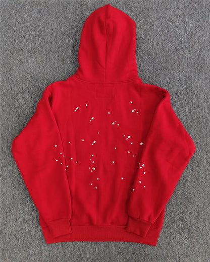 GMSp5der sweatshirt Spider Web Star Print loose Hoodie Zipper Coat Men[High Quality]