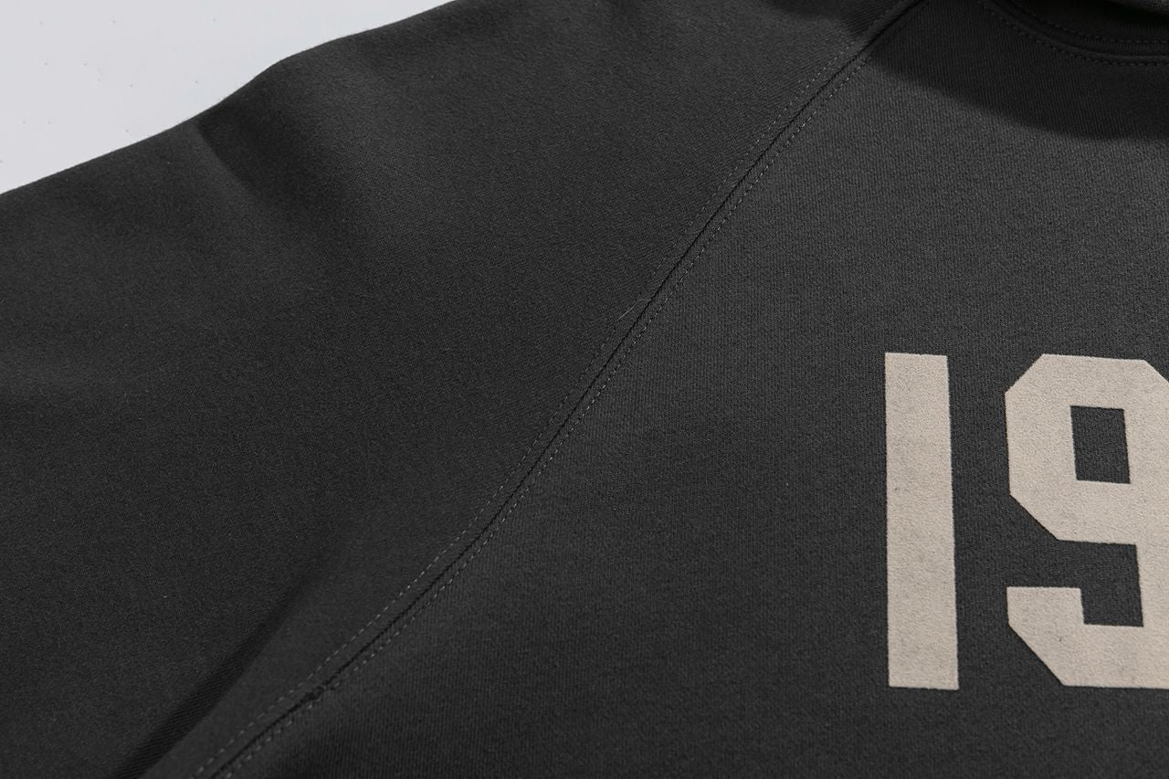 2025 New FOG 1977 Flocked Print Digital High Street European and American Style Sweatshirt Loose Casual Pants Unisex Set