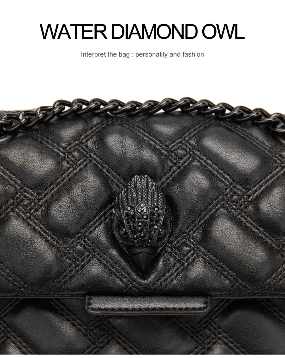 Eagle-head women's shoulder bag chain crossbody small bag
