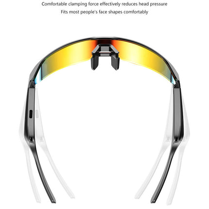 Outdoor Sports Sunglasses Smart Glasses Fashionable Cycling Bluetooth Glasses for Listening to Music and Calling Unisex