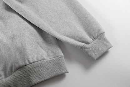 A-L-O Heavyweight Sweatshirt Loose Terry Warm Hoodie Zipper Casual Hooded Jacket