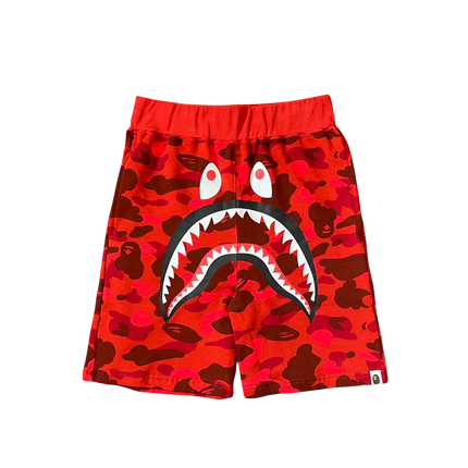 Trendy Brand BP Classic Shark Camouflage Men's Casual Loose Sports Five-Point Shorts High-End Terry Drawstring Shorts Trend