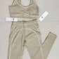 a-l-o Yoga Set High-Quality Sports Set Pilates Set AIRBRUSH HEART THROB BRA