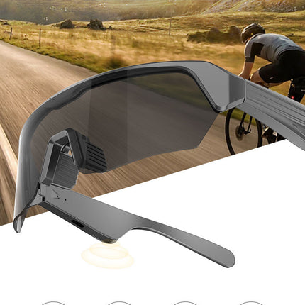 Outdoor Sports Sunglasses Smart Glasses Fashionable Cycling Bluetooth Glasses for Listening to Music and Calling Unisex