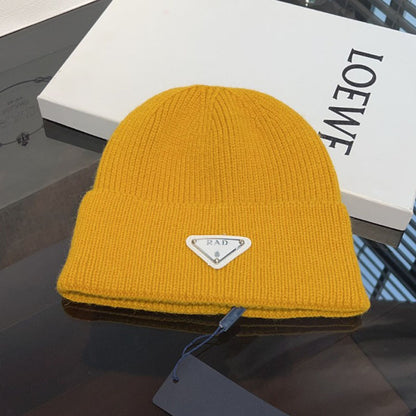 Winter Warm Knitted Hat Fashionable Export Style Pullover Windproof Thick Knitted Hat