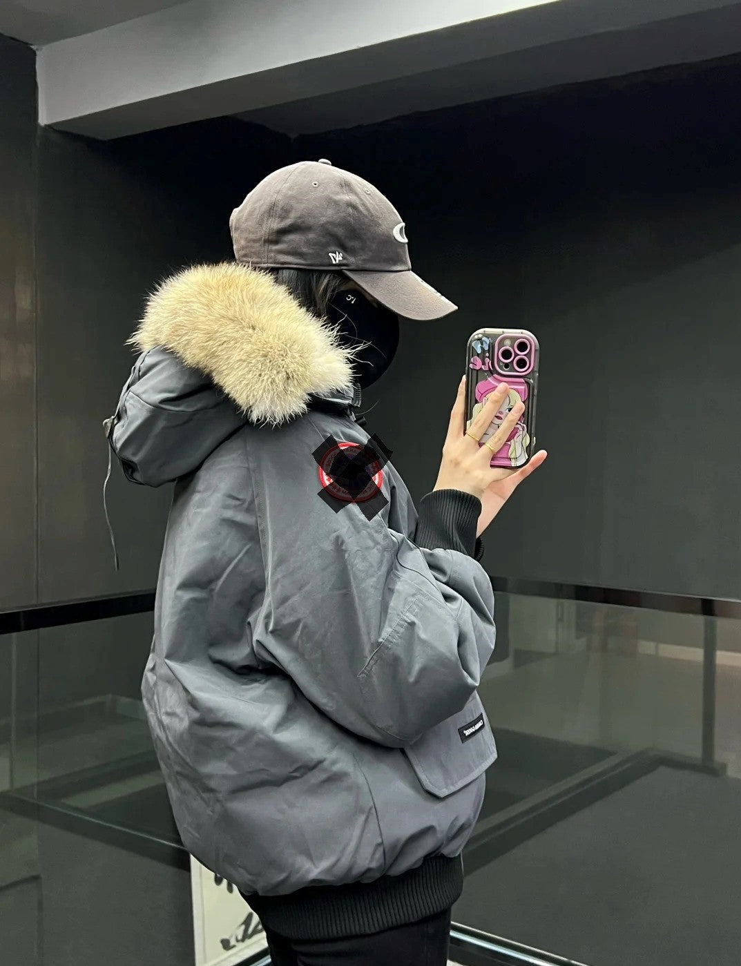 Big Goose Duck Down 01 Flight Jacket Parka Coat White Duck Down Couple Style Solid Color 2026 Autumn Winter Hot Item