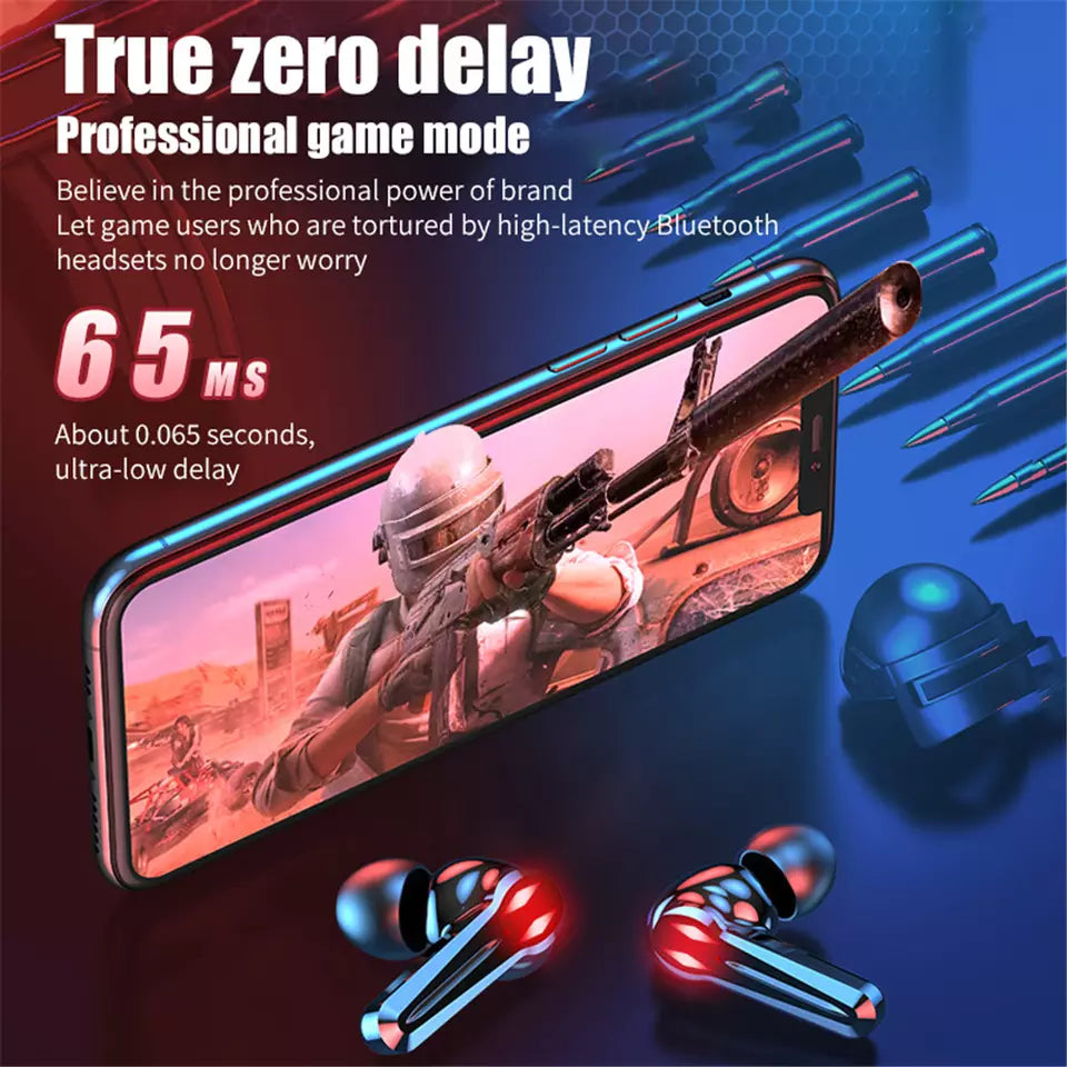 MG M28 Earbuds Gaming Wireless Earphones Sports Stereo Sound No Delay LED Digital Display Smart Touch Noise Reduction M28 Earphone