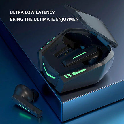 GM F1 E-sports TWS Bluetooth headphones super long life low latency cool light wireless in-ear earphones