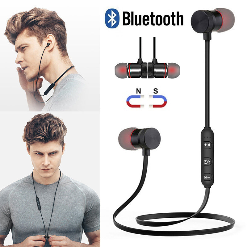 M9 sports earbuds Bluetooth headset sports Bluetooth earphones binaural line Bluetooth headset